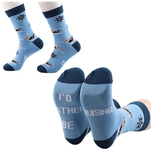 Sikiie Sailboat And Wave 1 Pairs Compression Socks For Men And Women 15 20 Mmhg Running Support Socks
