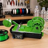 Filament Recycler, 3D Filament Maker with 300℃ Digital Control Green | Designed for Recycling Demos, With Adjustable Heat, Speed, And Integrated Winding, For PET, PLA, ABS and PETG