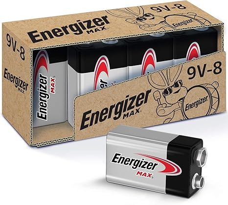 Energizer Max 9v Batteries Premium Alkaline 9 Volt Batteries 8 Battery Count