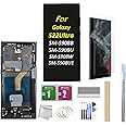 Galaxy S22 Ultra LCD Screen with Frame Replacement for Samsung Galaxy S22 Ultra SM-S908B SM-S908U1, SM-S908W LCD Screen Display Touch Digitizer with Frame+Tool(Fingerprint not Supported) (Black)