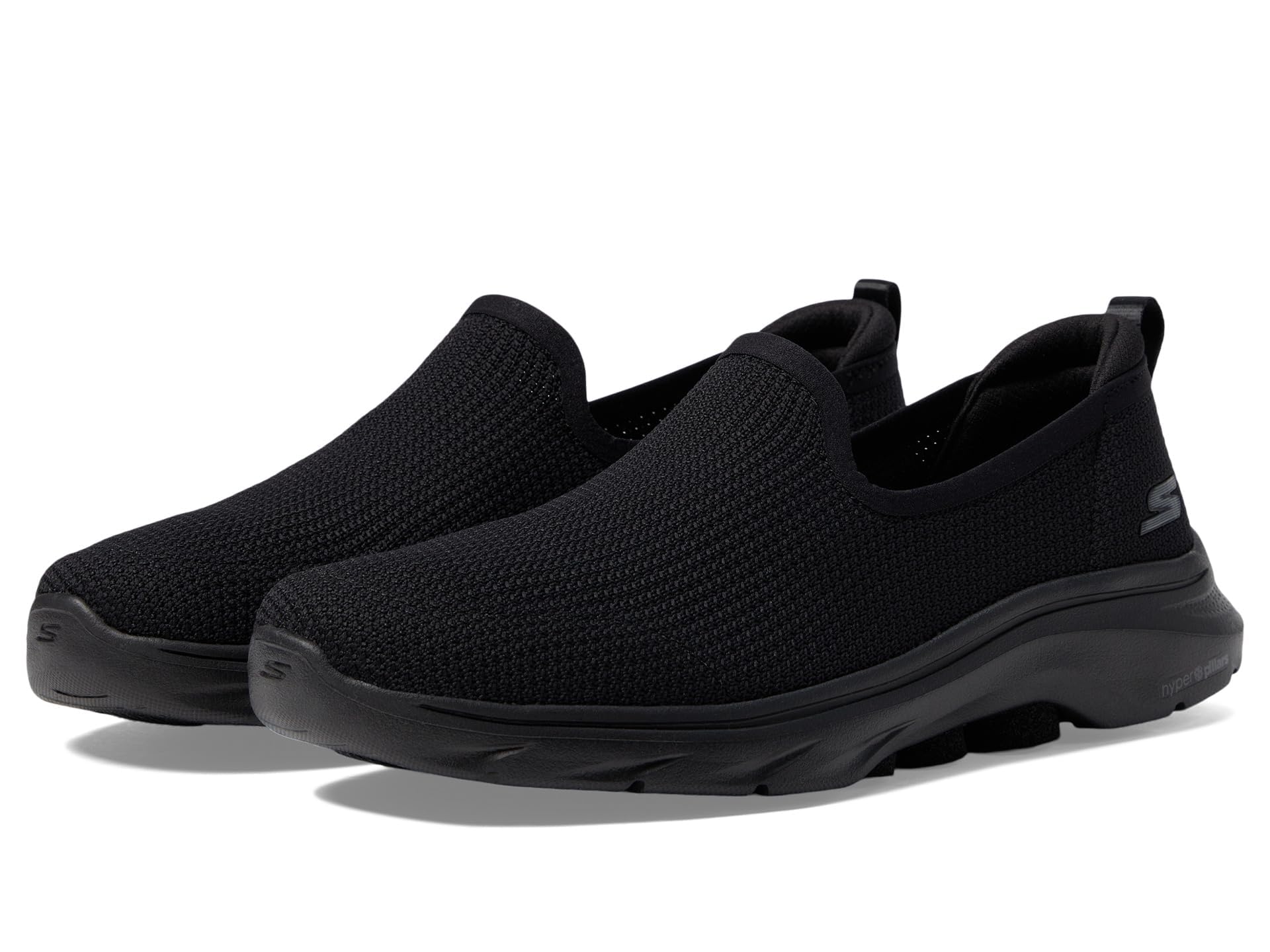 Skechers Women’s Go Walk 7 – Ivy Casual Slip On Walking Sneaker, Black, 5 Wide US