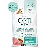 OPtimeal Natural Dog Food for Puppies - Proudly Ukrainian - Delicious Dry Puppy Food Recipe, Puppy Dog Food for Healthy Growth and Development8.8 lbsTurkey & Oatmeal
