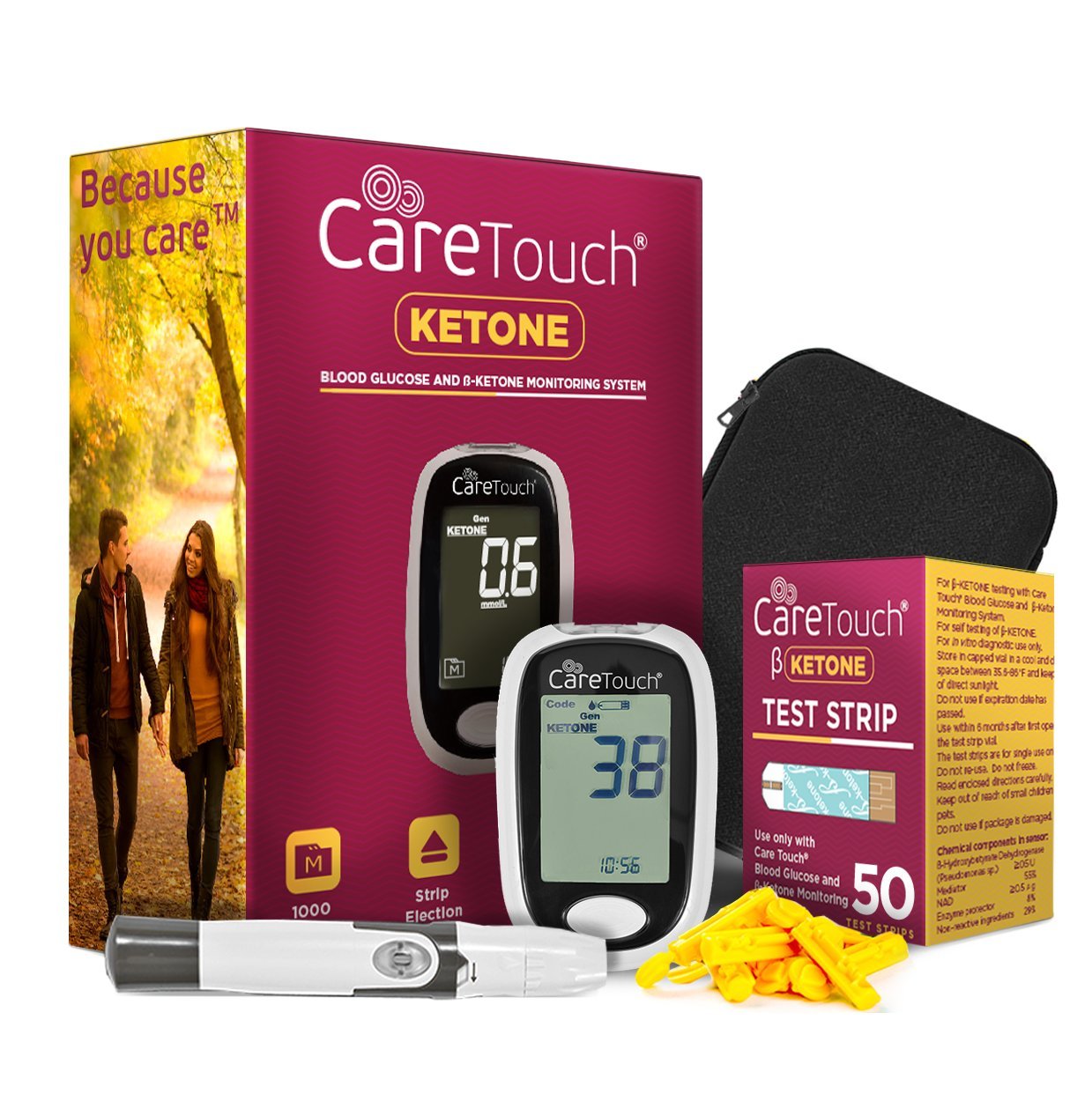 Caring touch. Touch &amp; care.