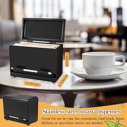 Marsui 2 Pcs Straw Dispenser Pencil Dispenser for