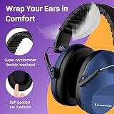 Vanderfields Ear Defenders Adults 26dB SNR Marine Blue 2-Pack view 4