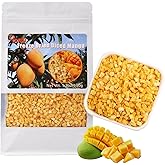 Freeze Dried Mango Diced 5.3oz/150g,Natural Crunchy Crispy Fruit Snack for Baking Smoothie Yogurt,No Sugar Added,Premium Frozen Diced Mango Chunks for Kids or Adults