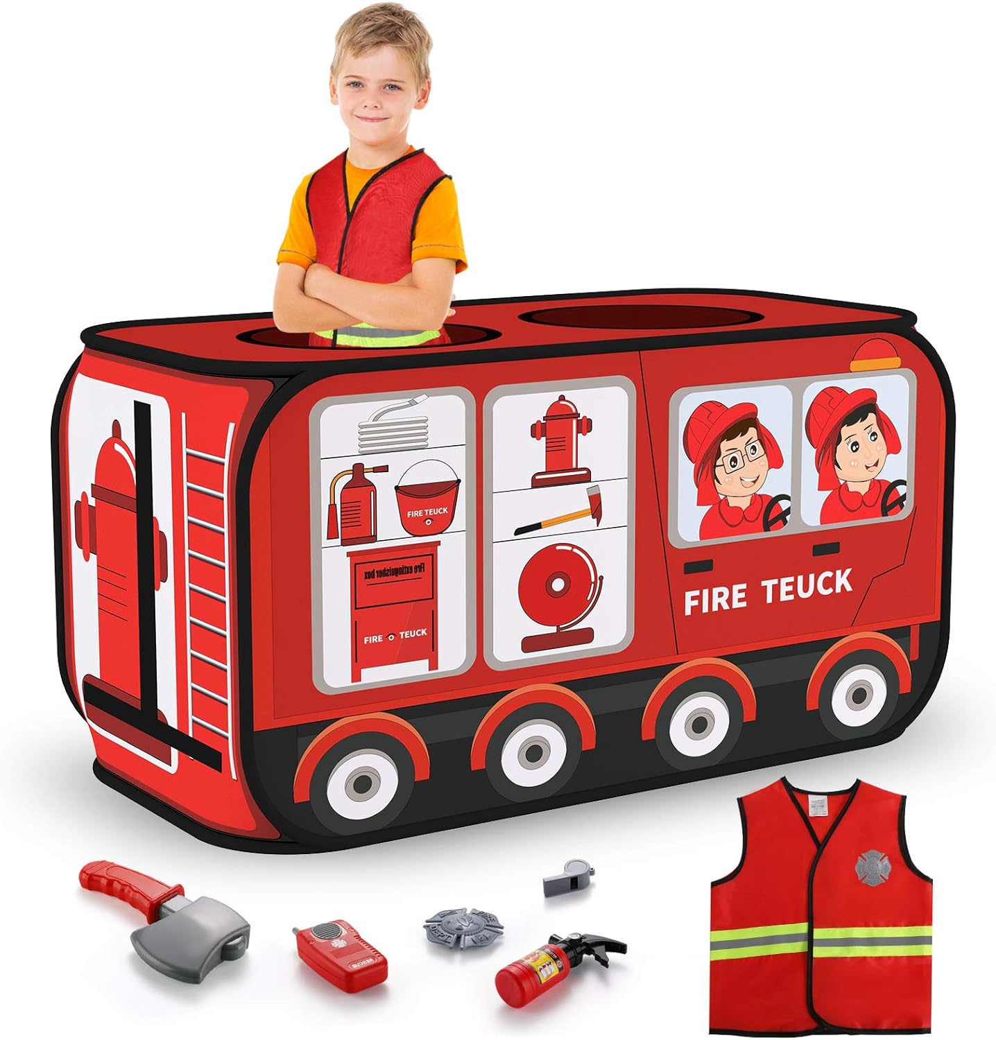 outdoor firehouse playhouse