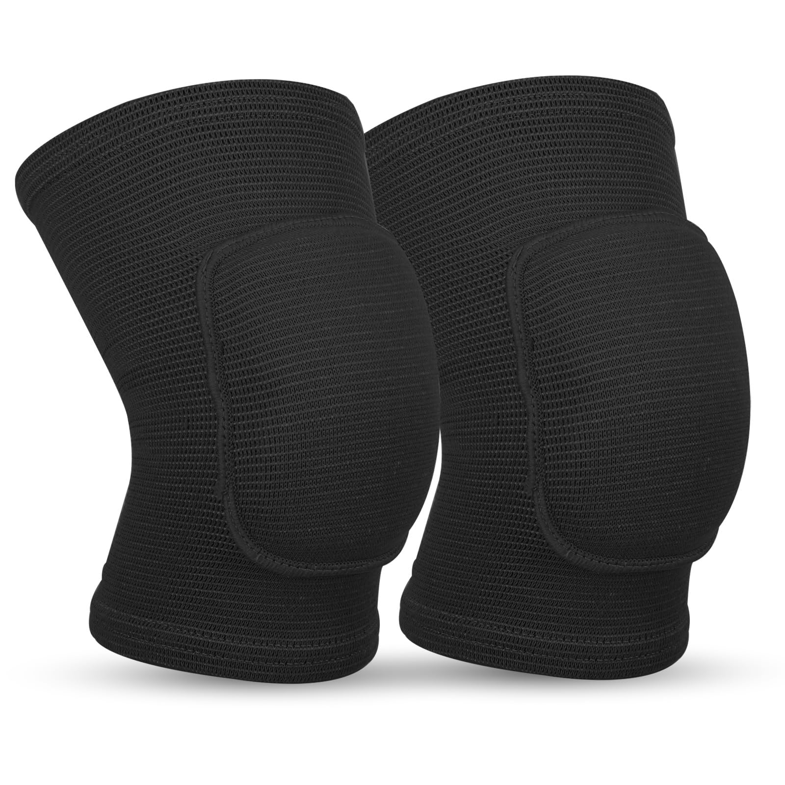 1 Pair Tandem Volleyball Elbow Pads, Arm Brace Pads Elbow Protector Strap Support Fitness Arm Protector Compression Arm Breathable with Padded Soft Support Cushion for Kids,Men and Women(Black)
