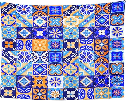 Tapiz Con Diseno De Mandala India De 50 X 60 Cm Para Colgar En La