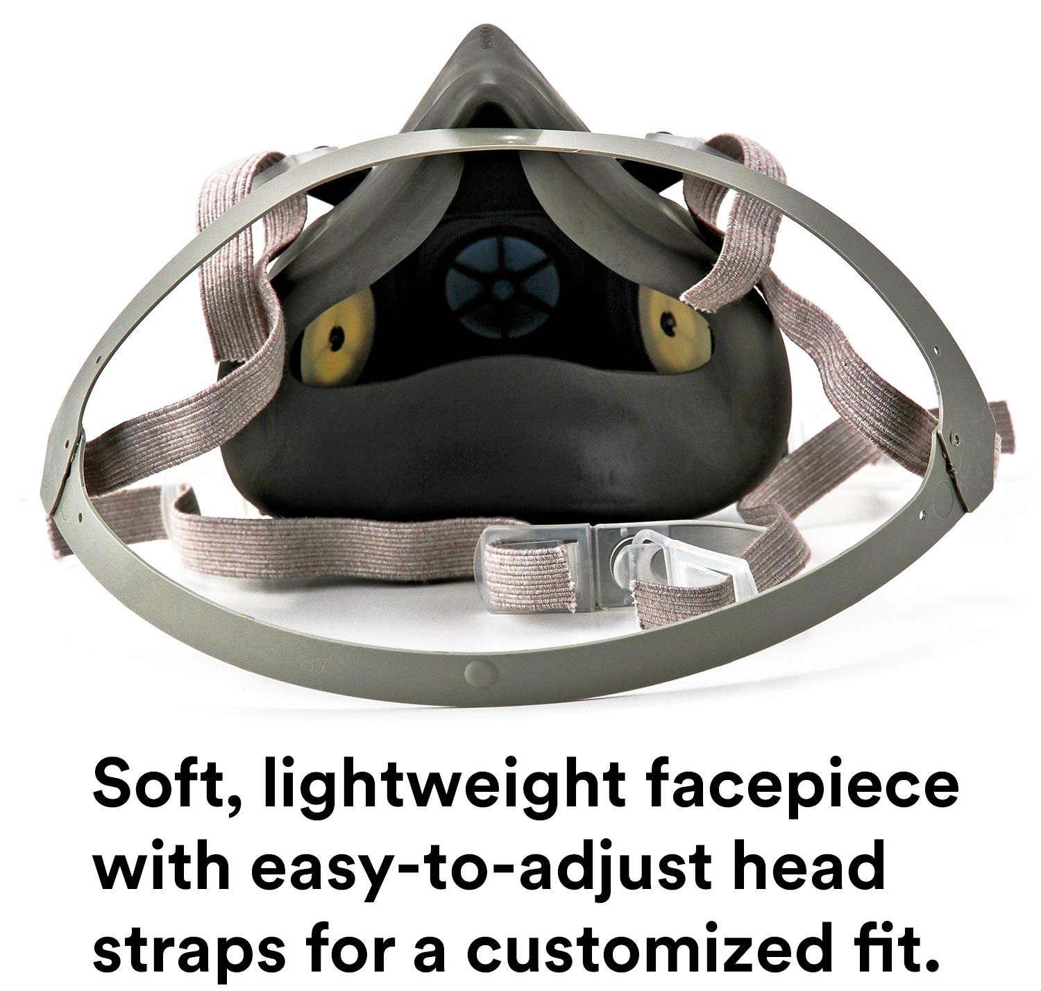 3M Half Facepiece Reusable Respirator 6300, Gases, Vapors, Dust, Paint, Cleaning, Grinding, Sawing, Sanding, Welding, Large: Industrial & Scientific