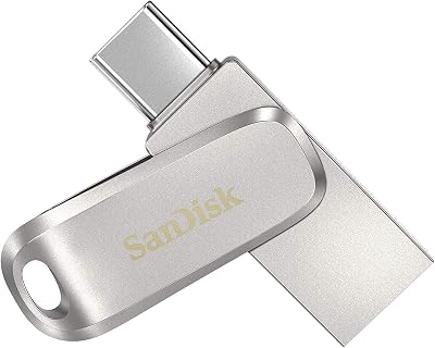 SanDisk Ultra Dual Drive Luxe 1TB USB-C USB-A 150MB/s USB 3.1 Gen 1 All Metal