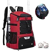 KAVIGOR Baseball Bag for Youth and Adult, Softball Backpack 40L Large Capacity, Bat Backpack with Shoes Compartment and Hidden Helmet Holder