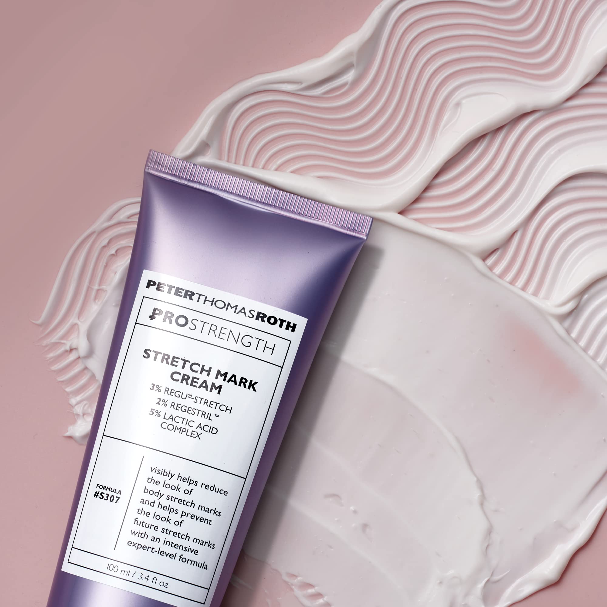 Peter Thomas Roth | PRO Strength Stretch Mark Cream, Treatment For Body Stretch Marks, Uneven Tone and Texture, Moisturizing Stretch Mark Cream