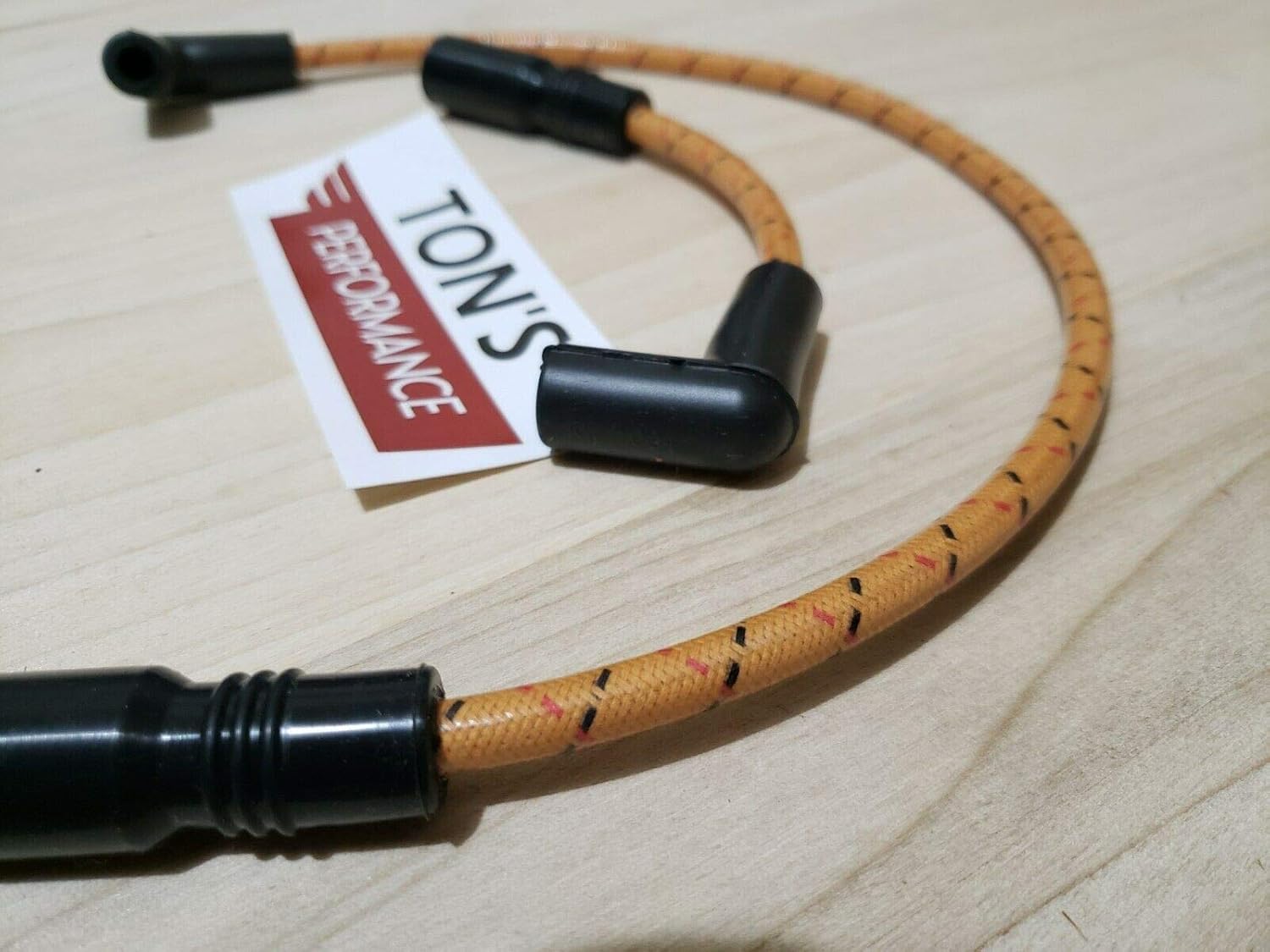 Harley Davidson Big Twin 9909 FXD Dyna Softail Spark Plug Wires Orange