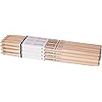 AQJUNONG Drum Sticks，7A Drumsticks, 12 Pairs Classic Maple Wood Tip Drum Sticks for Kids and Adults, Professional Musical Instrument Percussion Accessories