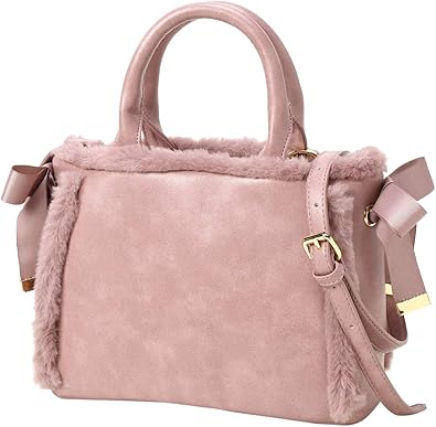 Amazon マジェスティックレゴン Majestic Legon もふもふリボンバッグ ピンク Majestic Legon マジェスティックレゴン ショルダーバッグ