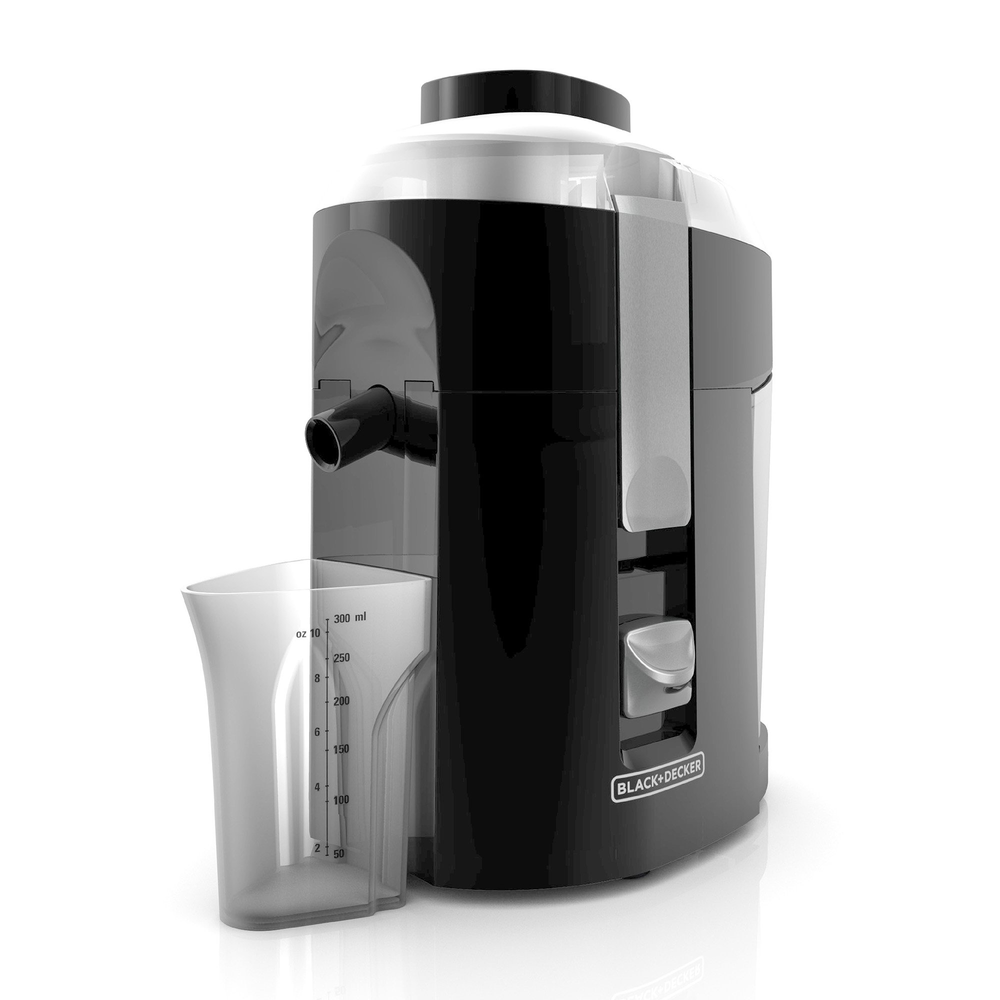 BLACK+DECKER 400-Watt Fruit and Vegetable Juice Extractor, Black, JE2200B, 12.2″ x 6.6″