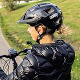 ABUS MTB Helmet MoTrip Unisex Mountain Bike, Adjustable Peak, Fit view 6
