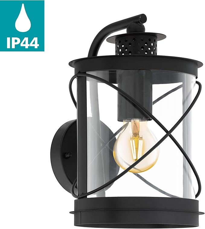 EGLO Außen-Wandlampe Barrosela – 1 Flammig, IP44, E27, Stahl Verzinkt In Kupferfarben-antik, Für Garten & Terrasse