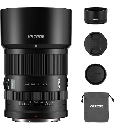 Amazon.com : VILTROX 85mm f/2.0 F2.0 Z STM Auto Focus Full Frame