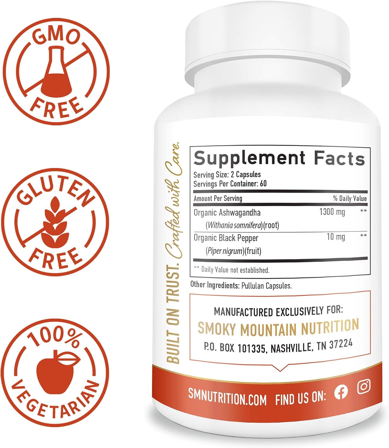 Ashwagandha 1300mg, 120 count (Pack of 1) - Image 4