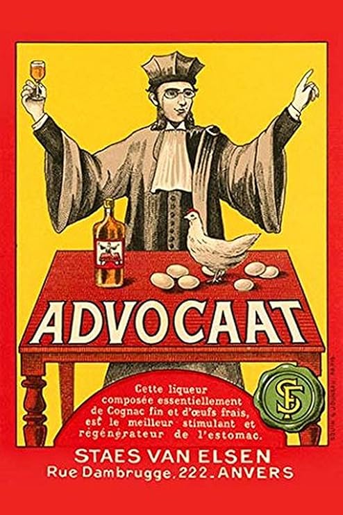 Пару постеров старой рекламы алкоголя. Ликер Адвокат История,Алкоголь,Ликеры,Реклама