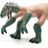 AQKILO Dinosaur Finger Puppet Set, Funny Animal Toy for Stories and Gifts | Weird Stuff Gifts for Dinosaur Fans, Funny Toys, Pretend Play, Storytelling Fun, and Creative Surprises