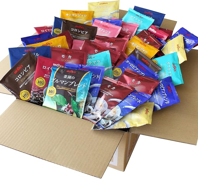 Amazon モカ コーヒー ドリップ ドリップバッグ ドリップバッグコーヒー ドリップコーヒー ドリップパックコーヒー 珈琲 10g お試しセット 10種類 52袋 ブルックス Brook S Brook S ブルックス ドリップバッグ 通販