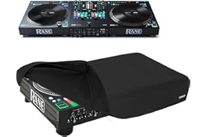 ITHWIU Mixer Protective Dust Cover Compatible with Rane One Dustproof & Waterproof Cover 26.5" L X 13.5" W X 5" H, Black