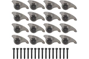 COUNCROSS 10214664 12681275 Rocker Arms Kit with Bolts Compatible with GM LS1 LS2 LS6 LQ4 LQ9 LY5 LY6 LM7 4.8 5.3 5.7 6.0L Engines