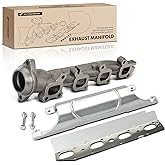 A-Premium Right Side Engine Exhaust Manifold Kit W/Gasket & Bolts & Heat Shield [OHV 8Cyl 5.7L 6.4L] Compatible with Ram 1500