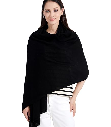 Luxury 100% Cashmere Wrap Soft Scarf Stole Knitted Shawl for Women