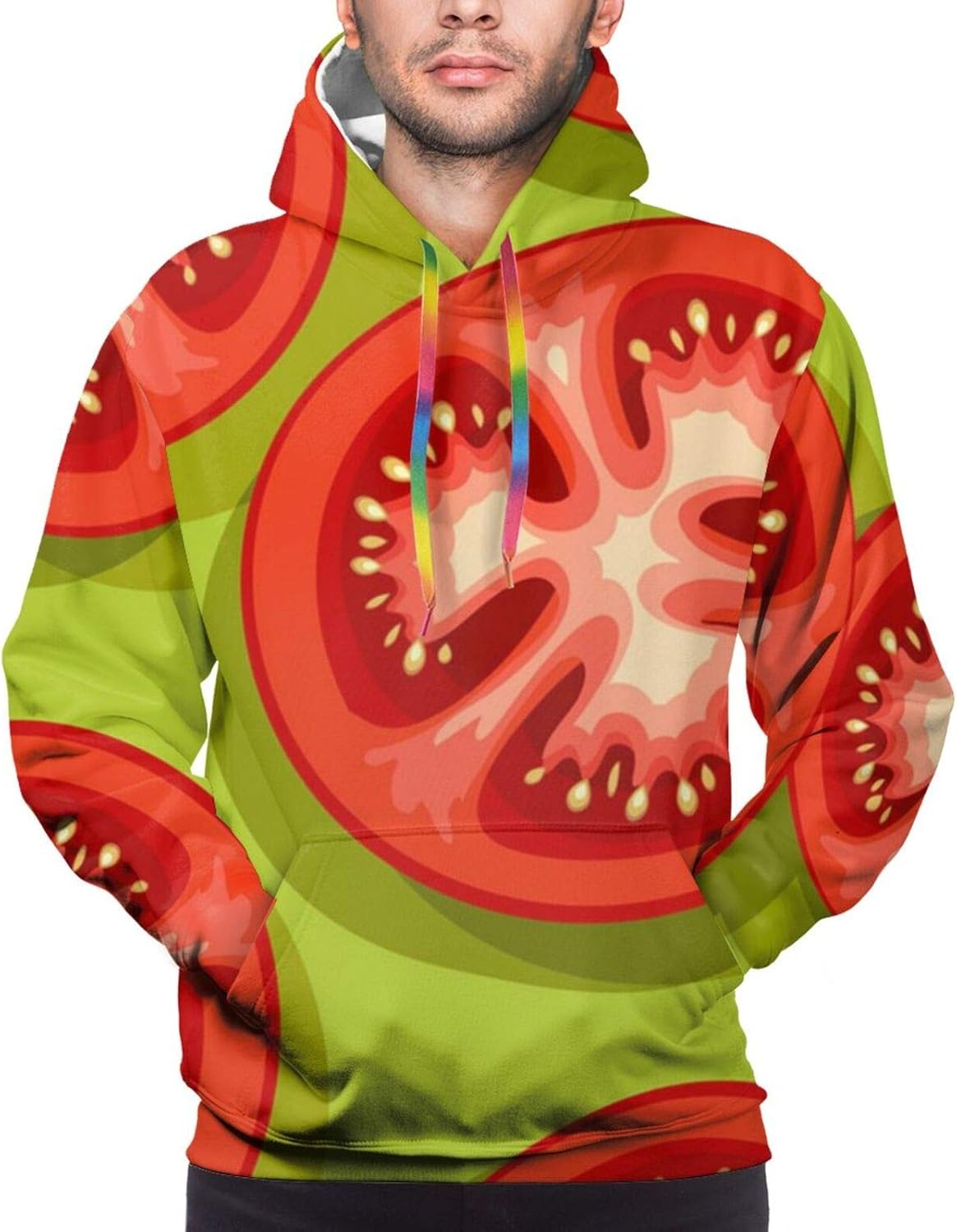 Tomatoes Fruit Mens Hoodies Funny Cool Graphic Sweatshirts 3D Print