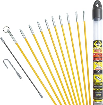 C.K T5419 Mightyrod Pro Toolbox Cable Rod Kit 3.3m