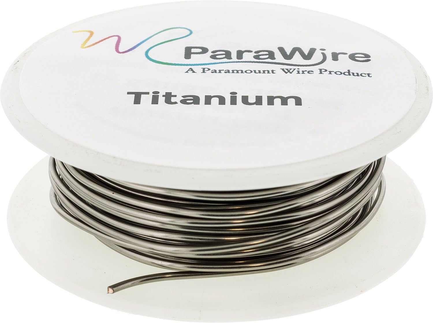 Copper Wire, Silver Plated Parawire 28ga Titanium 200' Roll