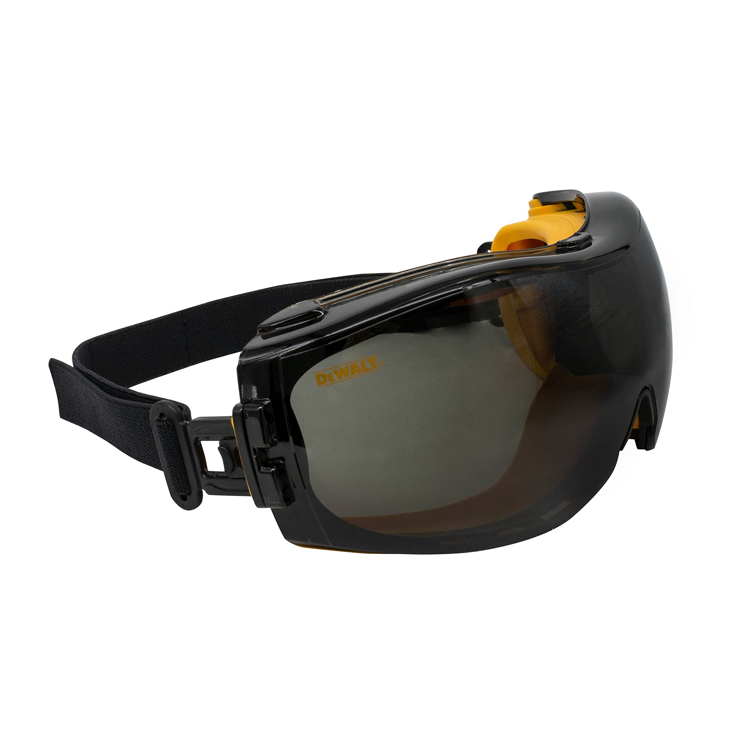 Photo 1 of DEWALT - DPG82-21C Dewalt DPG82-21 Concealer Smoke Anti-Fog Dual Mold Safety Goggle Smoke Lens