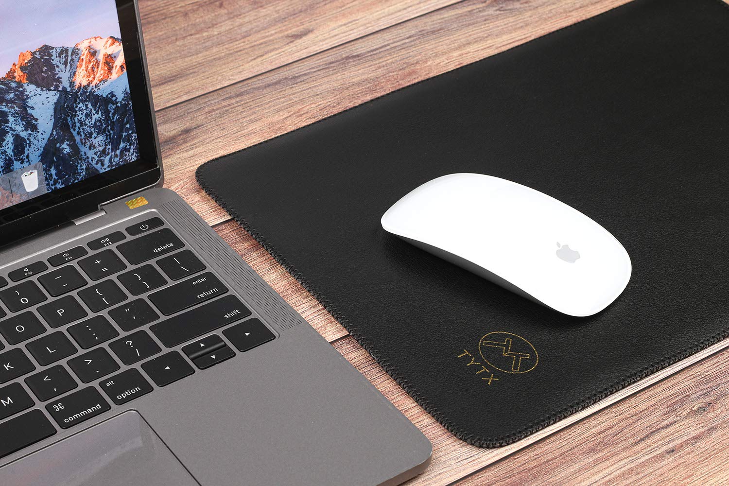 TYTX Leather Laptop Sleeve 13 Inch MacBook Air/Pro Protective Cover Case Fits Model A1932/A1989/A1708/A1706 (13 inch New MacBook, Black)