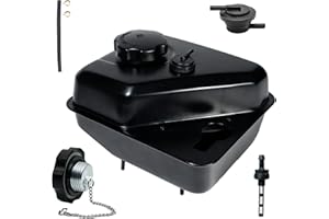 JMCHstore Gas Fuel Tank w/Roll Over Valve for MTD CUB CADET Garden Tiller FT24, RT35, RT45, RT65, 170-LU/TU/VU/CU 208cc OHV E