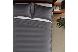 anfie Bedding Duvet Cover (48"x72") - Ultra Soft and Cozy Cooling Cotton Quilt Cover,Breathable Durable Soft Comfy(Dark Grey)