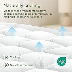 Ultra Soft Twin Size Mattress Topper - Viscose Made