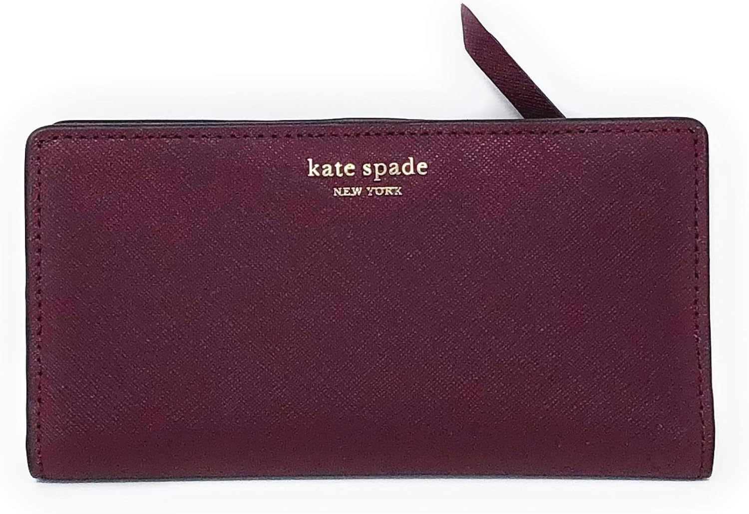 Kate Spade New York Cameron Large Slim Bifold Wallet (Cherrywood