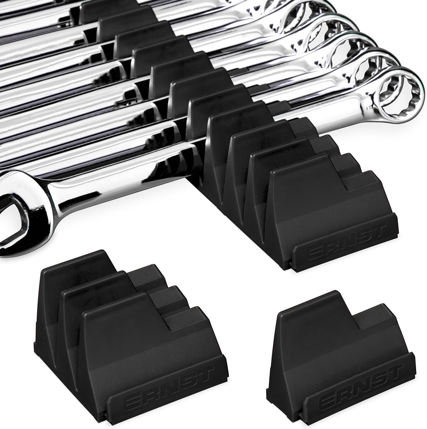 Photo 1 of Ernst Manufacturing Wrench Pro - Modular Wrench Organizer for 40 Wrenches with Anti-Slip Cleats - Made in the USA