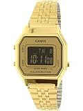Montre Digitale Casio Femme LA670WGA-9D - Acier Inoxydable Plaqué Or - Style Rétro
