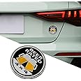 3D Metal Car Badges Emblems, Beer Badge Rated Car Emblem, 4 x 4 Metal Automotive Badge, Round Emblem Decals, Auto Exterior Emblems Badge Compatible with Jeep Wrangler Vehicles Trucks SUV