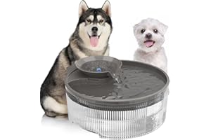 Kenida Dog Water Fountain for Large Dog Inside: Automatic Dog Water Bowl Fountain 169oz/5L Cat Water Fountain Multi Pet Water Fountain