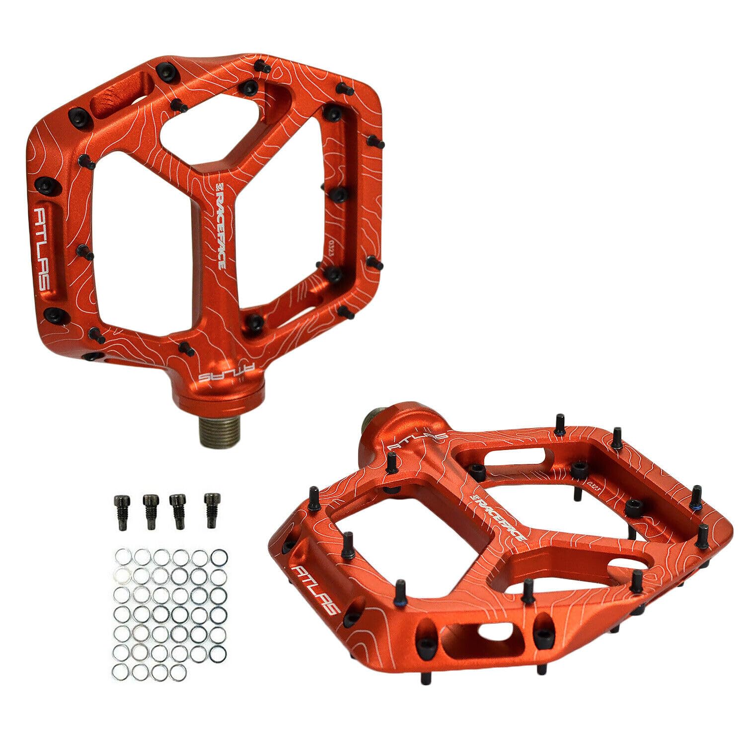 RaceFace Atlas Bike Platform Pedals, Orange,RF2947