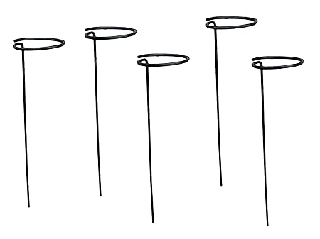 TRUPHE Metal Plant Stand, Black, breadth 11 Cm and Length 43 Cm, 5 Pieces