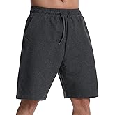 Men's Lounge Shorts with Deep Pockets Loose-fit Jersey Shorts for Running,Workout,Training, Basketball