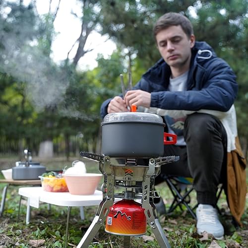 Bulin 24/13/11/8/4 PCS Camping Cookware Mess Kit Lightweight