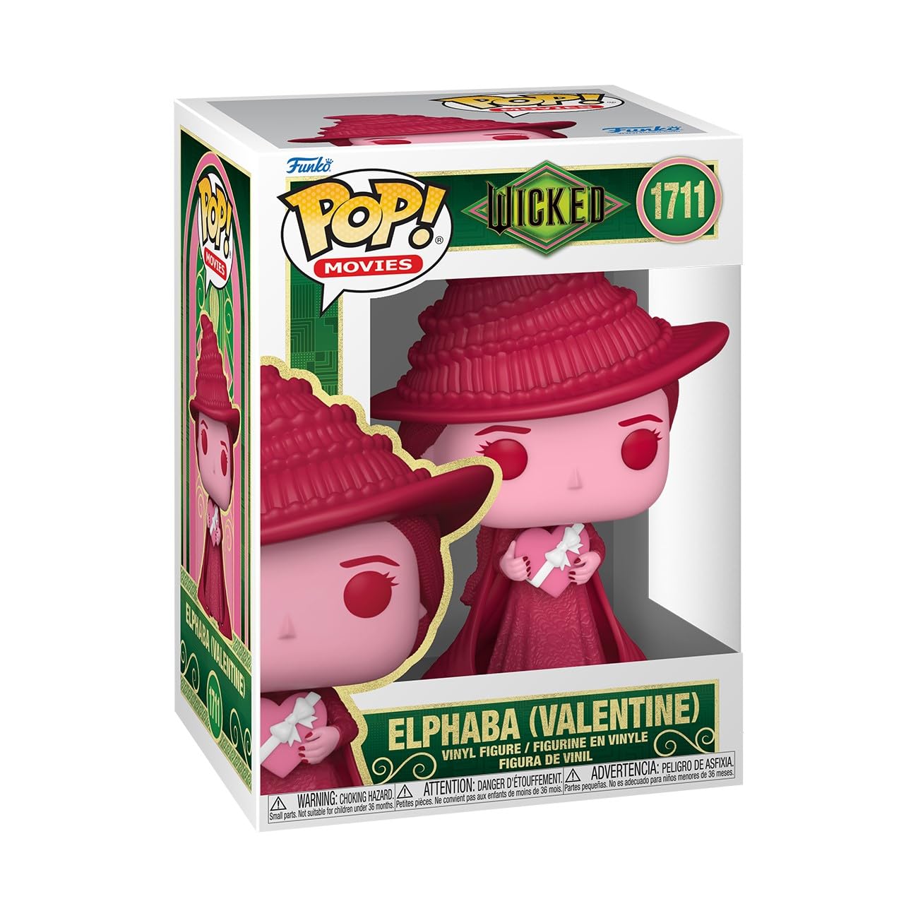 Funko POP! Movies: Valentines - Wicked - Elphaba - Collectable Vinyl Figure - Gift Idea - Official Merchandise - Toys for Kids & Adults - Movies Fans - Model Figure for Collectors and Display